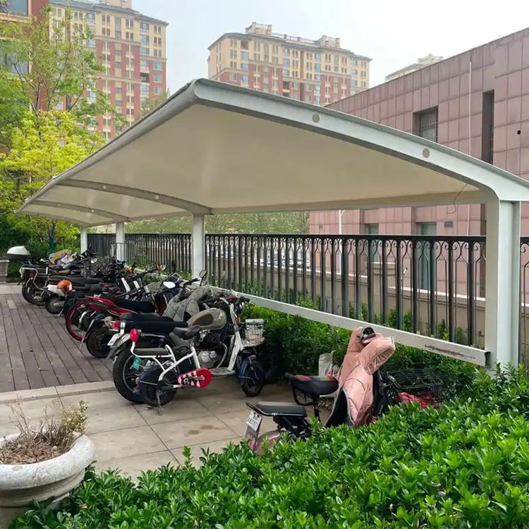 台前县膜结构电动车棚